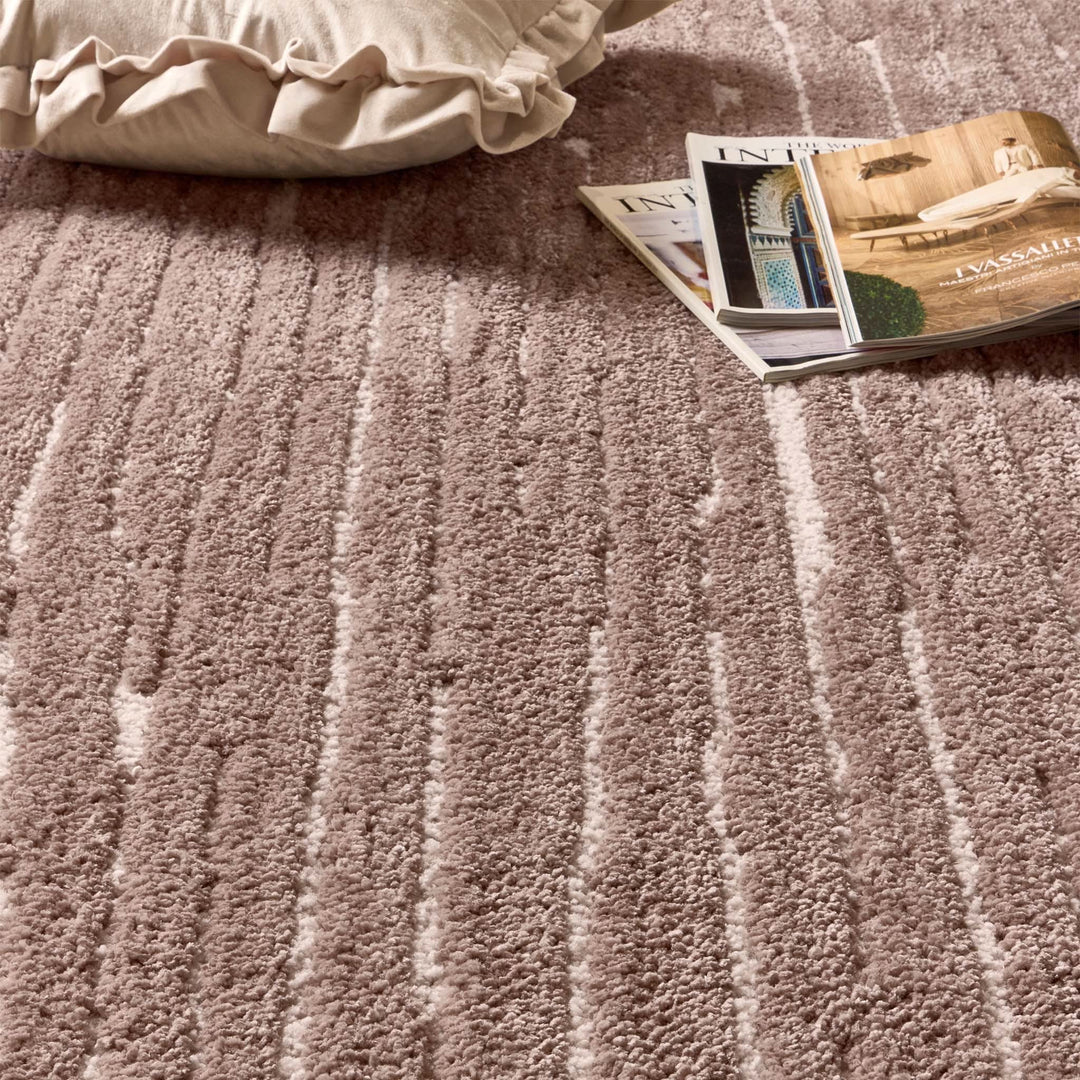 Origins Woodweave Patterned Rug in Beige and Ivory Multiple Sizes - beUNIQ - beige and ivory rug - 80x150 - Created by Product Upload