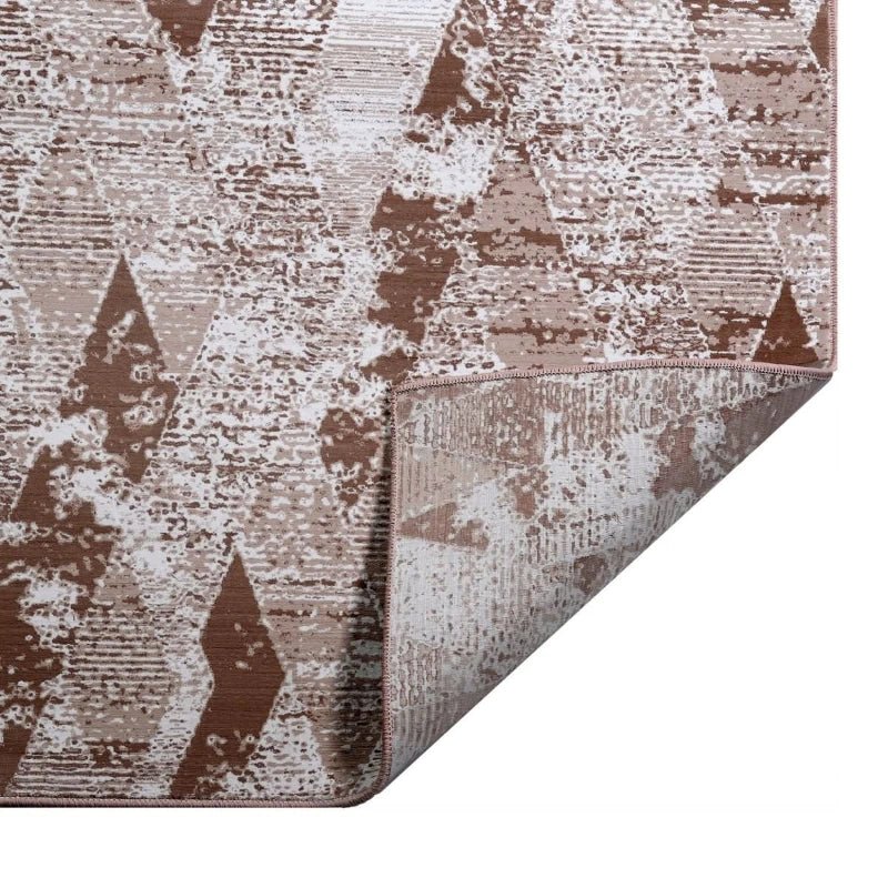 Bohemian Area Rug Amelia AM015 Stain Resistant Polypropylene Cream - bedroom rug