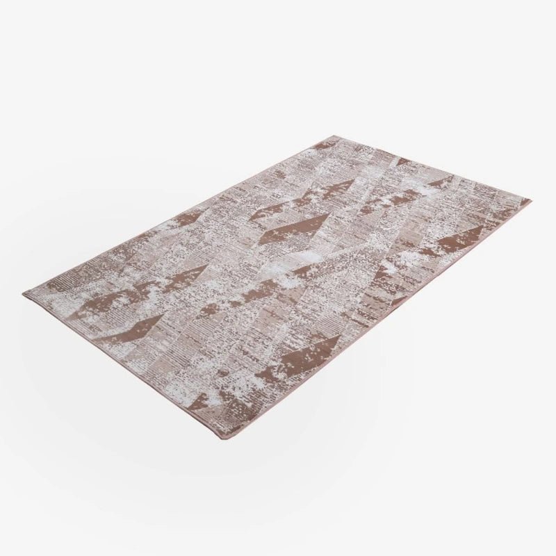 Bohemian Area Rug Amelia AM015 Stain Resistant Polypropylene Cream - beUNIQ - AM015 - Round 100cm - bedroom rug