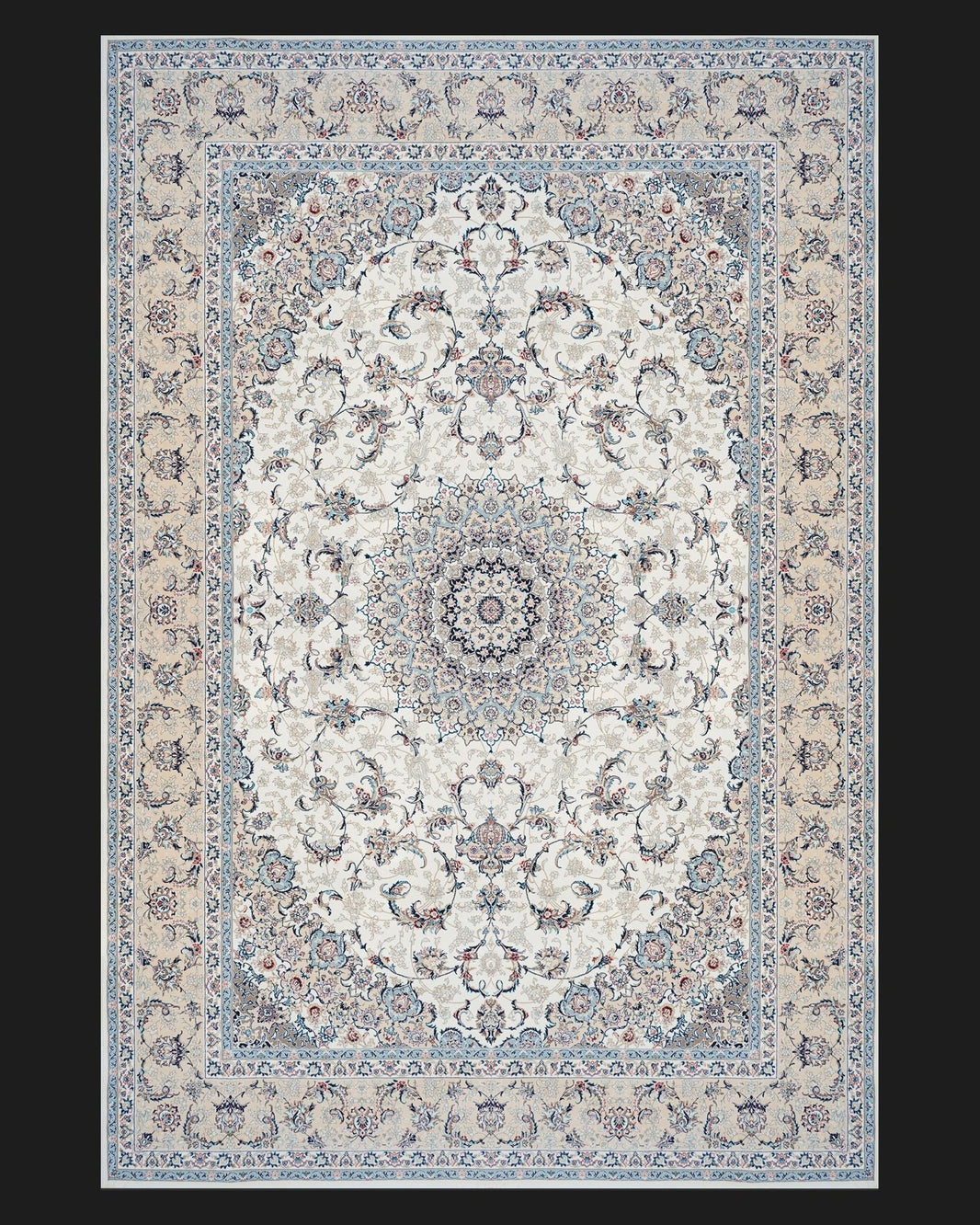 Glorious Cream Thick Rug - beUNIQ