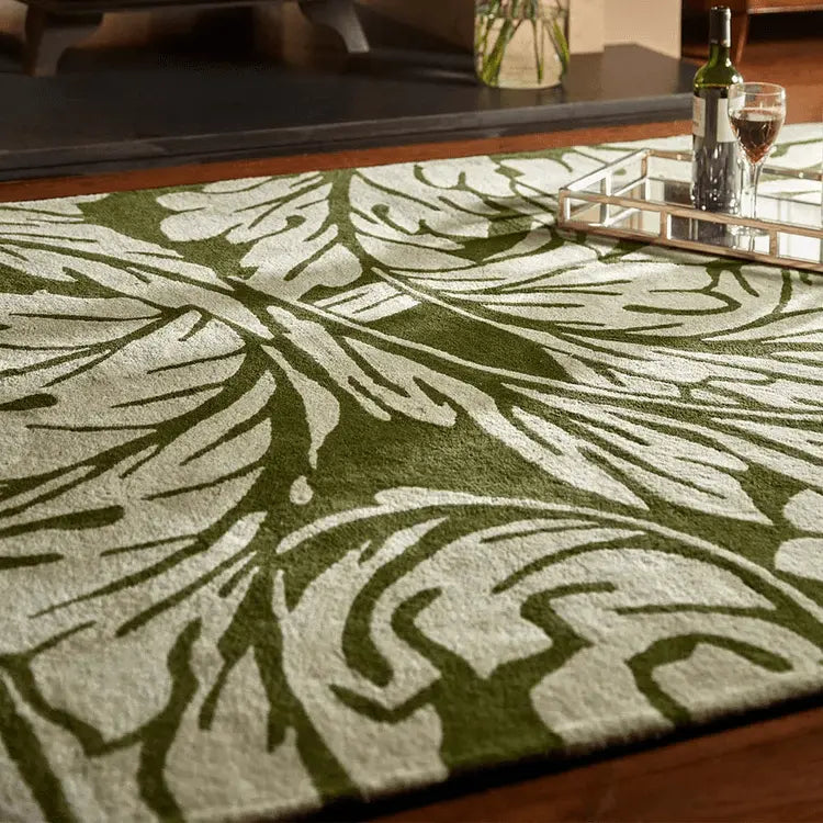 Origins Heritage Moss Traditional Floral Hand Tufted Pure Wool Rug - beUNIQ - Created by Product Upload - 120x170 cm - floral rug