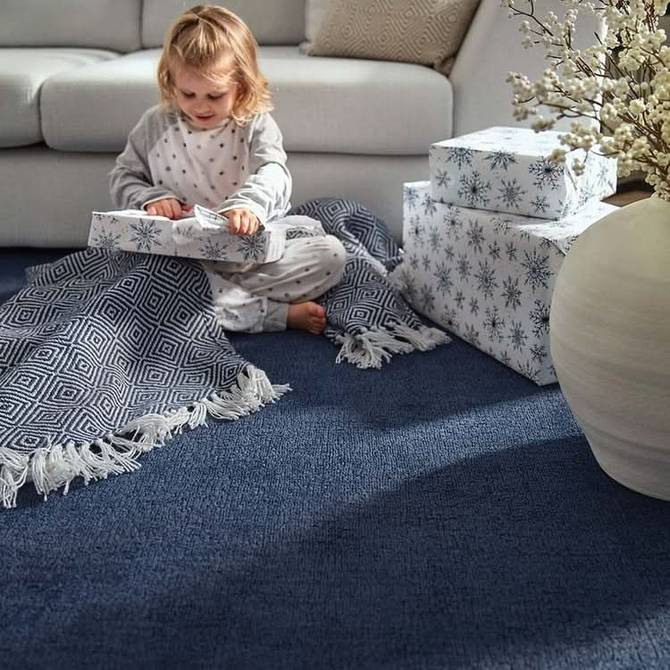 Origins Reef Navy Super Soft Recycled Eco Friendly Rug - beUNIQ - Created by Product Upload - 200x290 - eco friendly rug