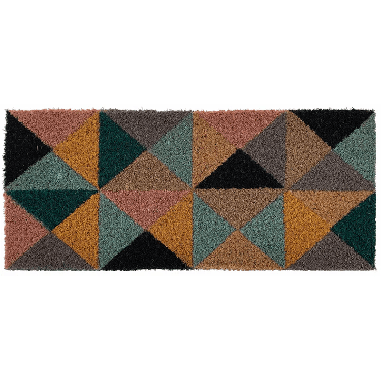 My Mat Geo 1 Coir Doormat Insert Geometric 23x53cm - beUNIQ - 23x53cm doormat - coir doormat insert