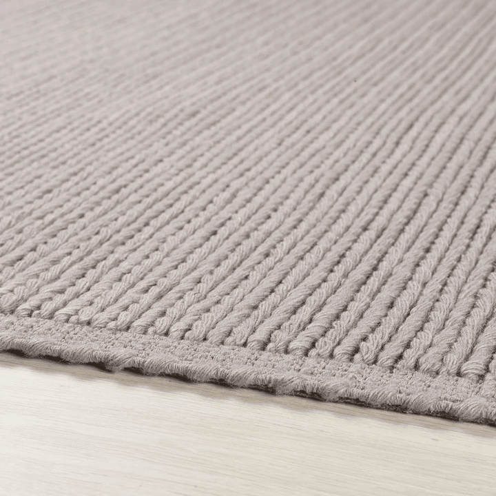 Origins Cable Warm Grey Hand Woven Pure Wool Rug - beUNIQ - braided rug - 120X170 - Created by Product Upload