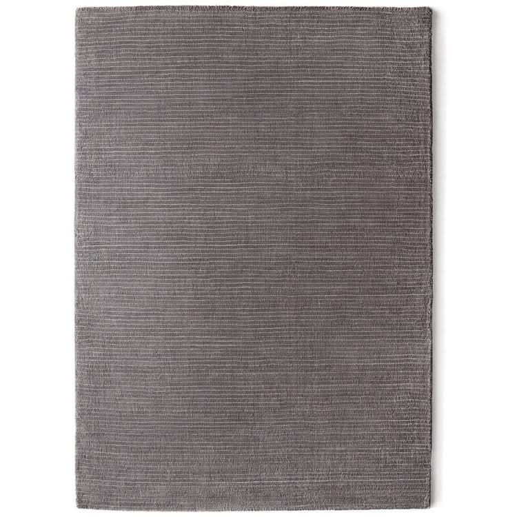 Rug Guru Orient Grey Shimmering Silk Feel Short Pile Rug - beUNIQ - Created by Product Upload - 120x170 cm - grey rug