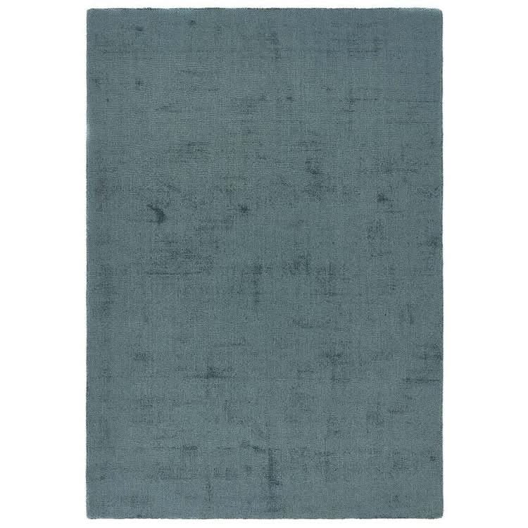 Origins Reef Petrol Blue Sustainable Recycled Plastic Indoor Rug - beUNIQ - Created by Product Upload - 120cm x 170cm - easy care rugs