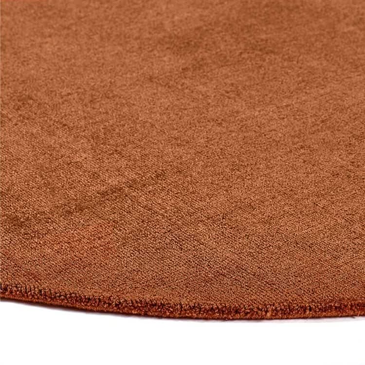 Origins Reef Rust Eco - Friendly Recycled Soft Plain Area Rug - beUNIQ - Created by Product Upload - 200cm x 200cm - eco - friendly rug