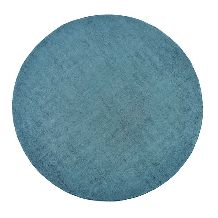Origins Reef Petrol Blue Sustainable Recycled Plastic Indoor Rug - beUNIQ - Created by Product Upload - 200cm x 200cm - easy care rugs