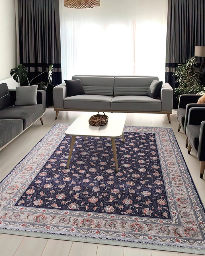 Nasim Navy Floral Classic - beUNIQ