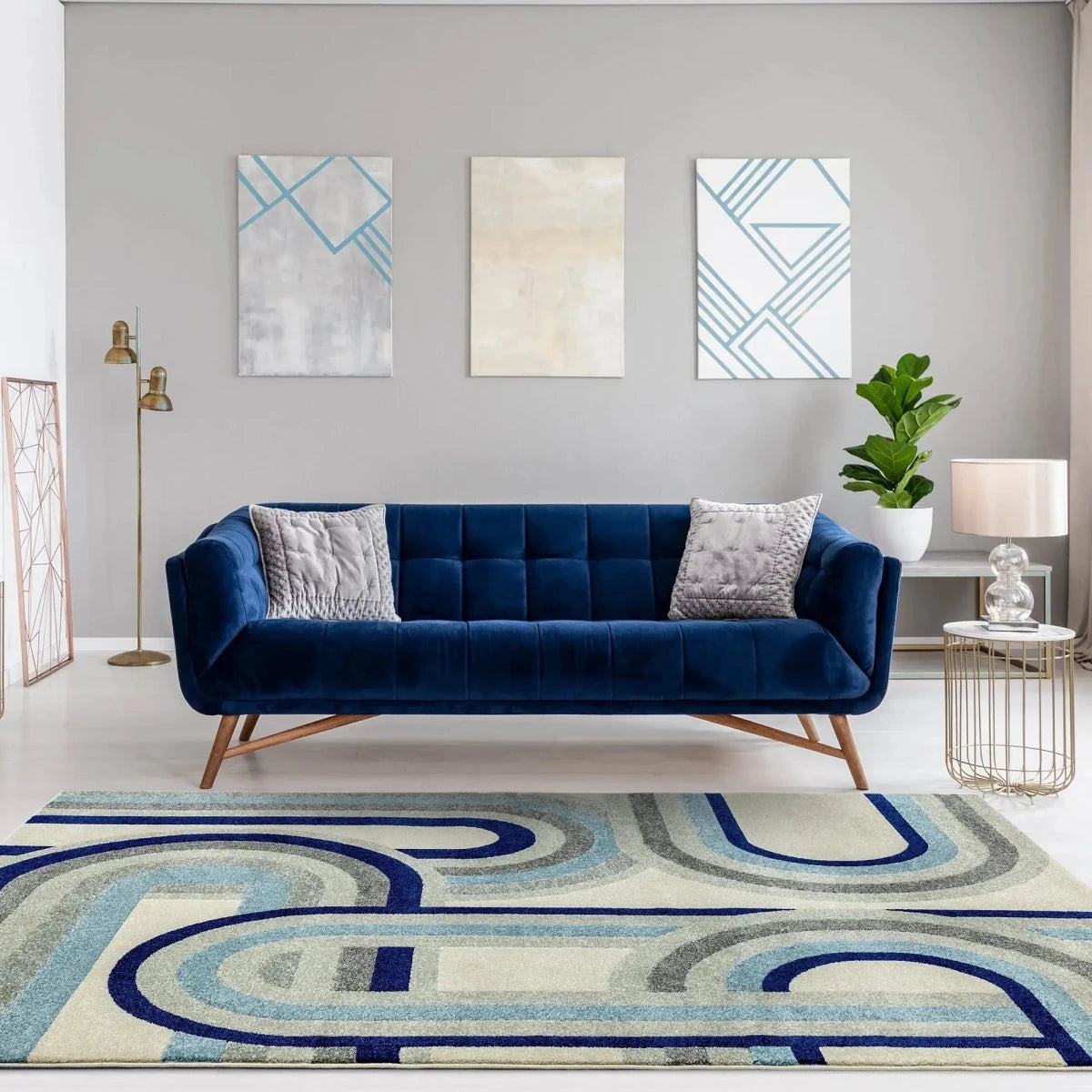 Nova Retro Rug - beUNIQ - asia1 - 200x290cm -