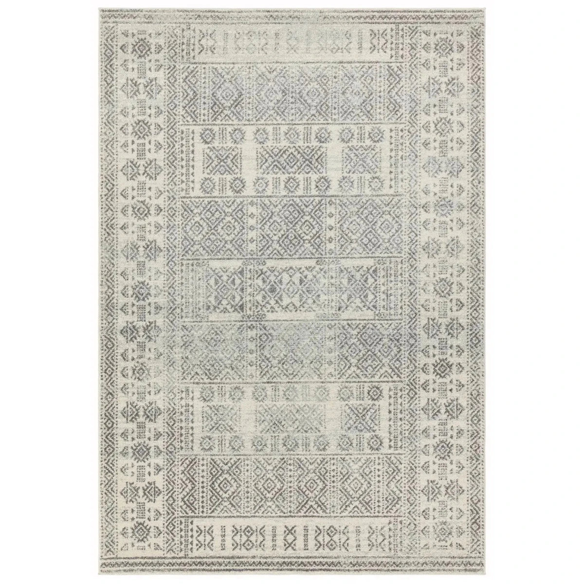 Nova Tribal Grey NV33 - beUNIQ - asia1 - 200x290 Cm -