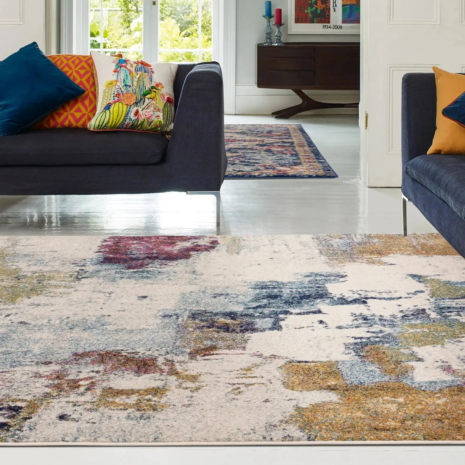 Nova NV22 Abstract Mustard Multi    beUNIQ