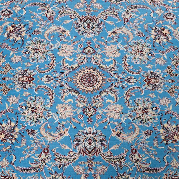 Oriental Area Rug - Highest Quality for Living Room &amp; Bedroom | Large &amp; Small Sizes | Affordable, Elegant &amp; Durable | VI004 - beUNIQ - Blue - 100x100 cm - blue Persian rug