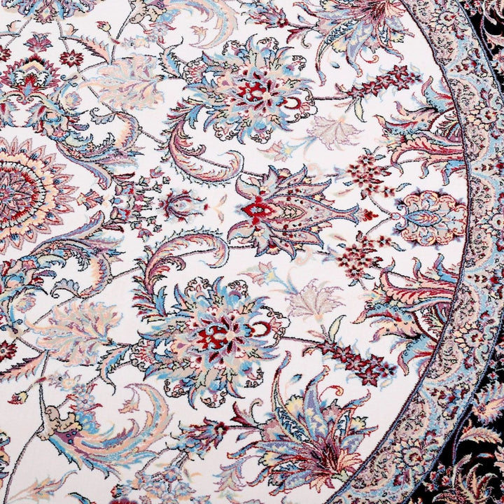 Oriental Area Rug - Highest Quality for Living Room &amp; Bedroom | Large &amp; Small Sizes | Affordable, Elegant &amp; Durable | VI006 - beUNIQ - Black - 100x100 cm - blue Persian rug