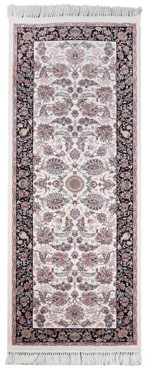 Oriental Area Rug - Highest Quality for Living Room &amp; Bedroom | Large &amp; Small Sizes | Affordable, Elegant &amp; Durable | VI006 - beUNIQ - Black - 100x100 cm - blue Persian rug