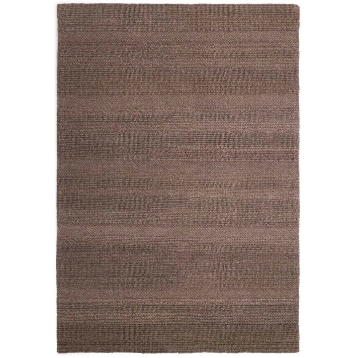 Origins Chunky Knit Wool Rug Brown Hand Woven Textured - beUNIQ - Brown Wool Rug - 67x200 cm - Chunky Wool Rug