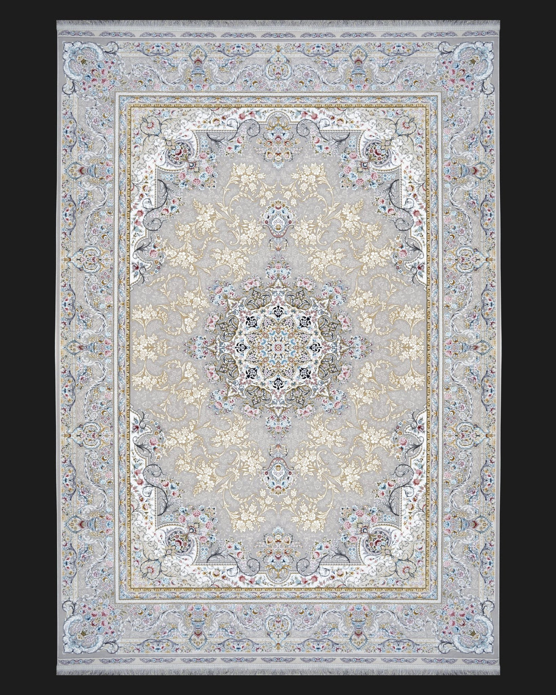 Royal Elegance Silver Persian Rug - beUNIQ
