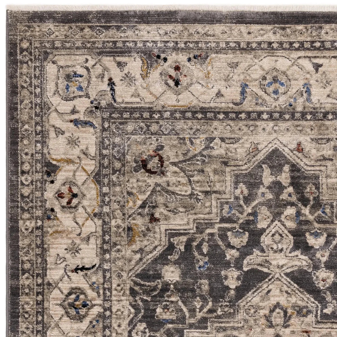 Sovereign Medallion Charcoal - beUNIQ - asia1 - 240x330 Cm -