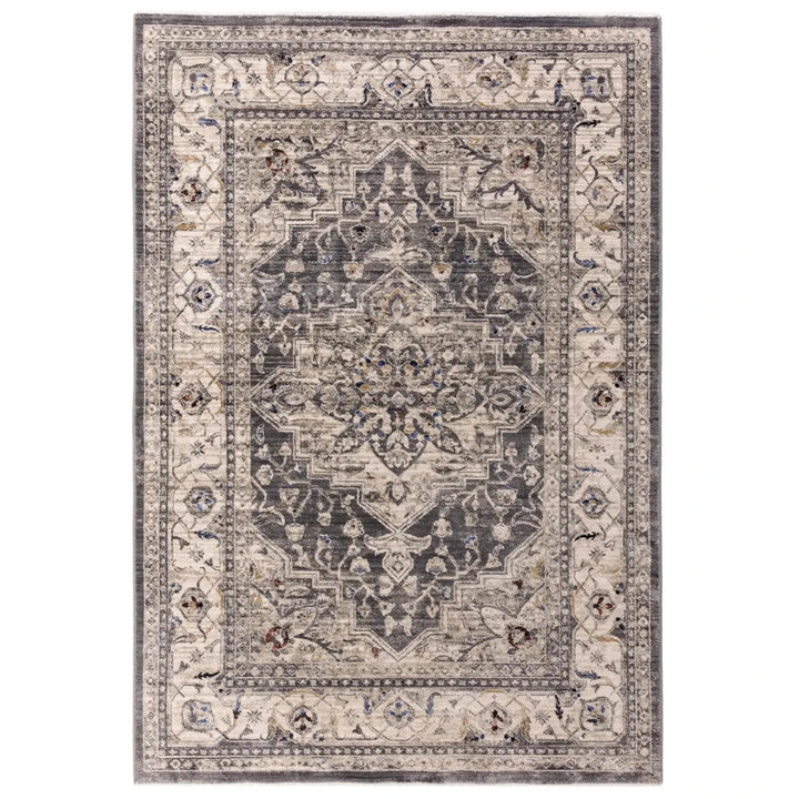 Sovereign Medallion Charcoal - beUNIQ - asia1 - 240x330 Cm -
