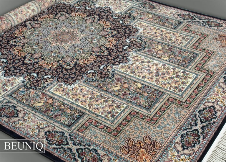 Flower Field Navy 607 - beUNIQ