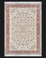 Graceful Cream – Classic Cream & Red Rug - beUNIQ