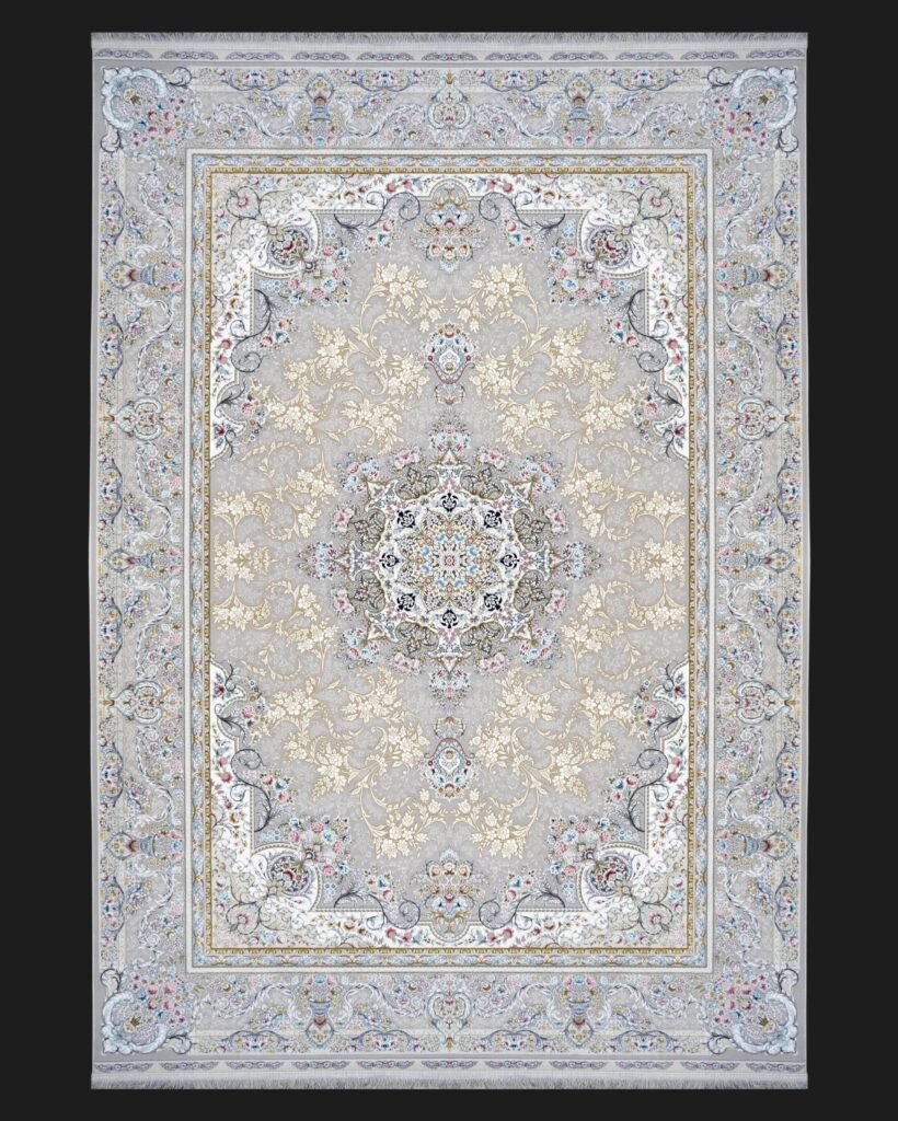 Royal Elegance Silver Persian Rug - beUNIQ